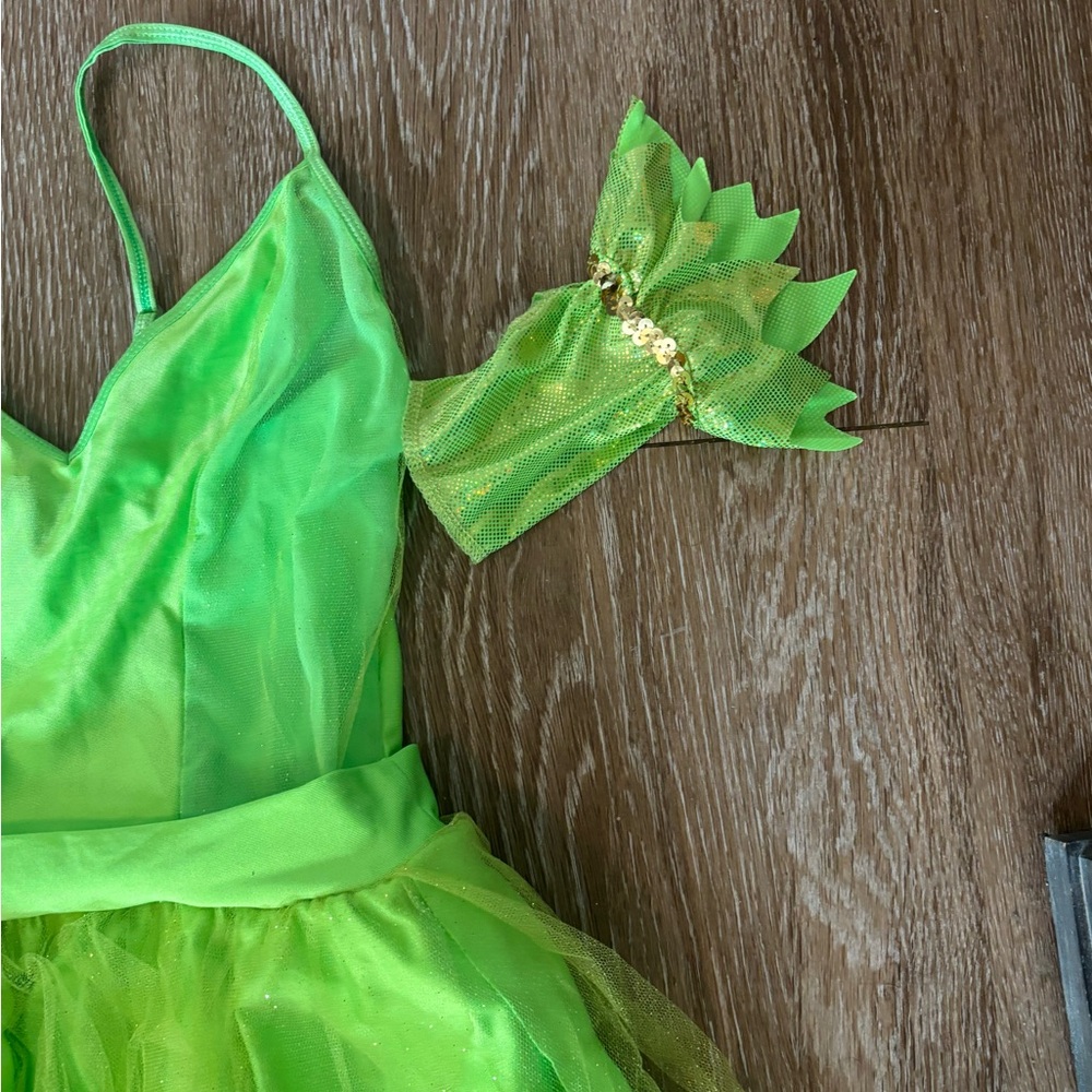 Women’s Green Fairy Tinkerbell Costume - Picture 3 of 7
